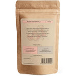 Rückseite der SPINTZ Rosa Natursalz Verpackung mit Inhaltsangaben und Herkunftshinweis