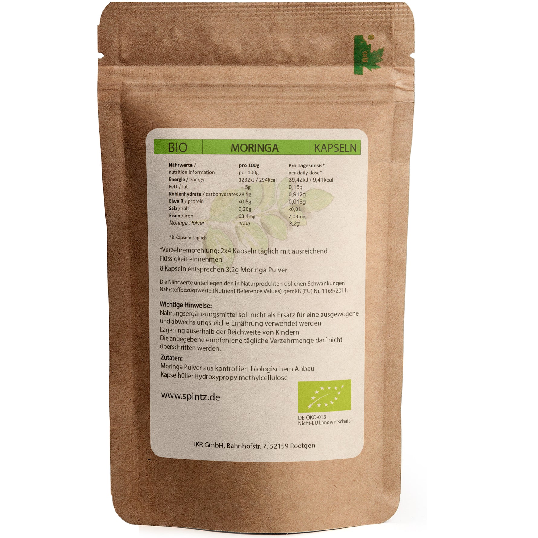 Bio Moringa Kapseln