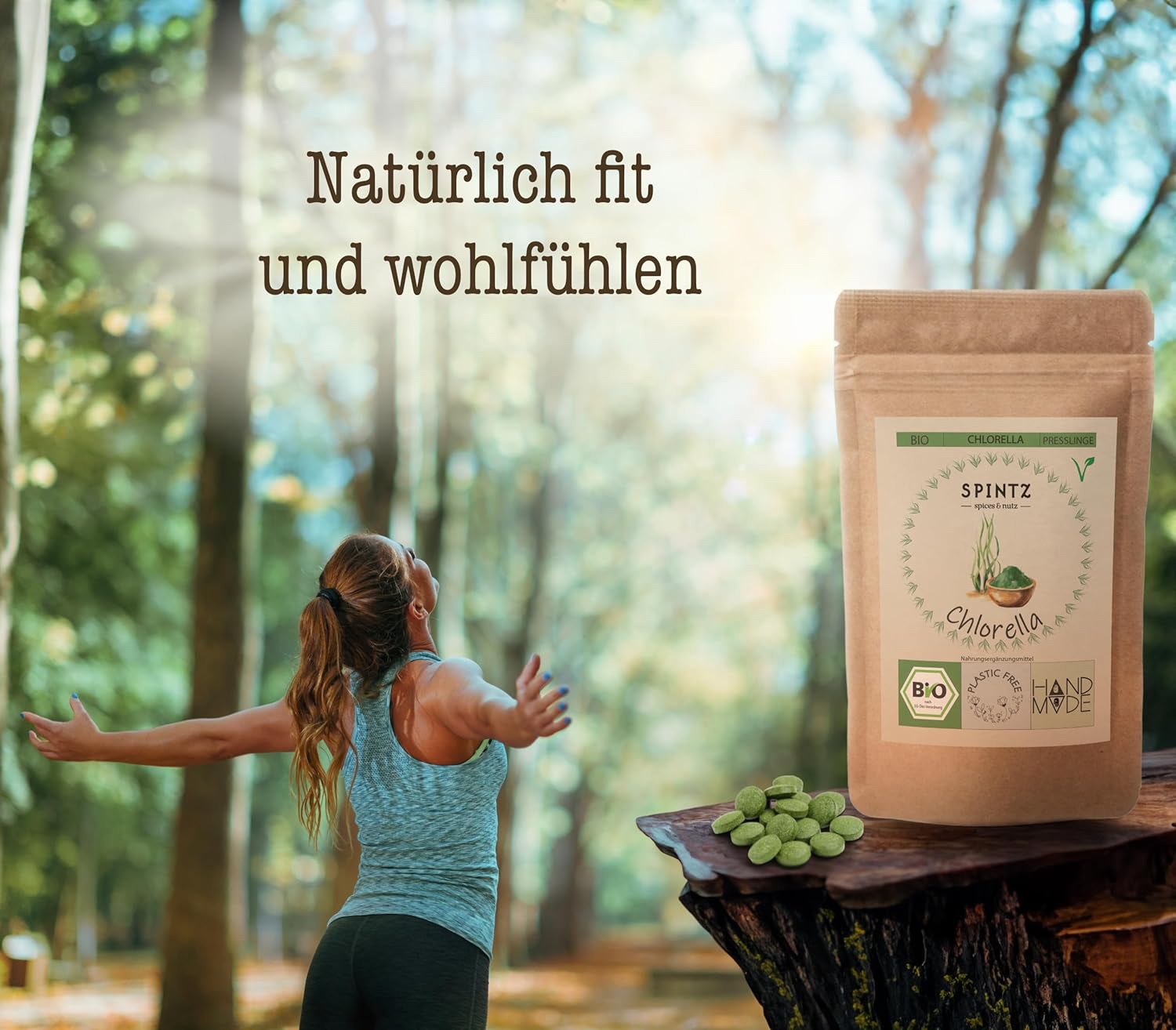 SPINTZ Bio Chlorella Presslinge unterwegs – natürliche Energiequelle für Alltag und Reisen