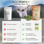 Vergleich zwischen SPINTZ und herkömmlichen Marken – nachhaltige, plastikfreie Bio-Produkte mit transparenter Herkunft und Handarbeit