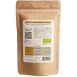 Rückseite der SPINTZ Bio Curry Verpackung mit Nährwertangaben, Bio-Siegel und Herstellerinformationen