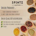 SPINTZ Qualitätsversprechen – naturbelassene Gewürze, schonend verarbeitet, handverpackt und vegan