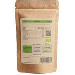 Rückseite der SPINTZ Bio Fenchelsamen Verpackung mit Inhaltsstoffen, Nährwerttabelle und Bio-Siegel