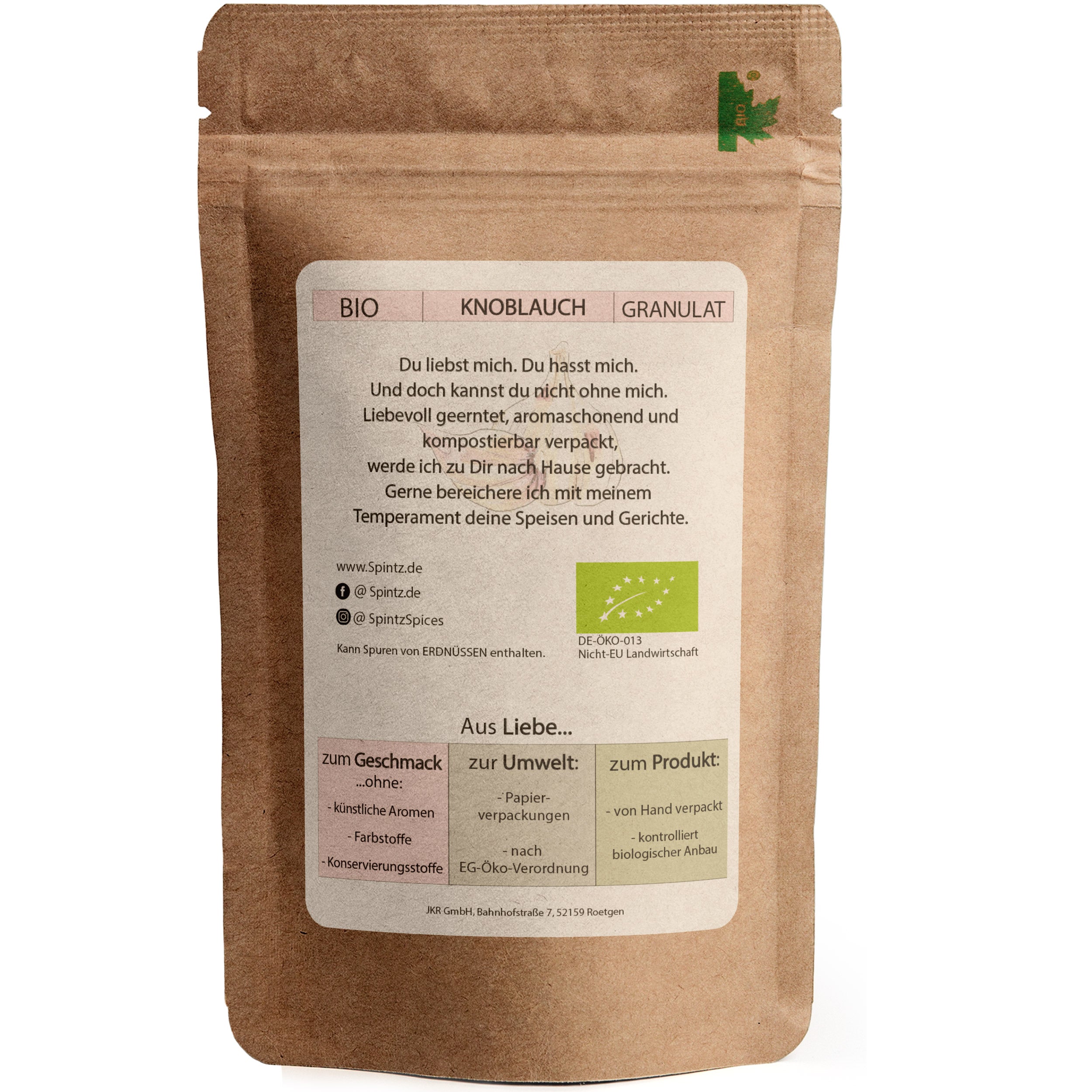Bio Knoblauch Granulat