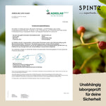 Unabhängige Laborprüfung der SPINTZ Leerkapseln – AGROLAB Analyse bestätigt Reinheit und Sicherheit der veganen HPMC-Kapseln