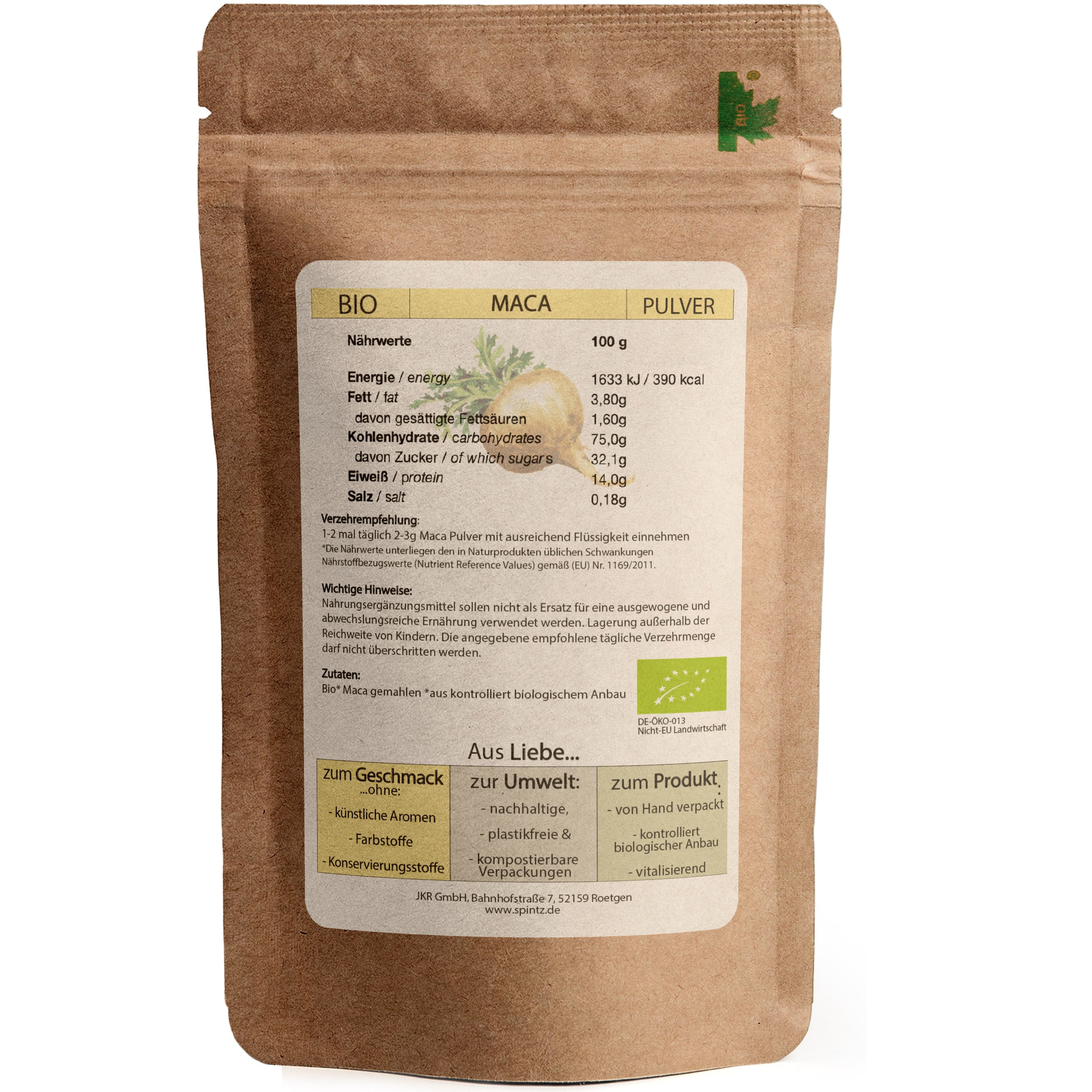 Bio Maca Pulver