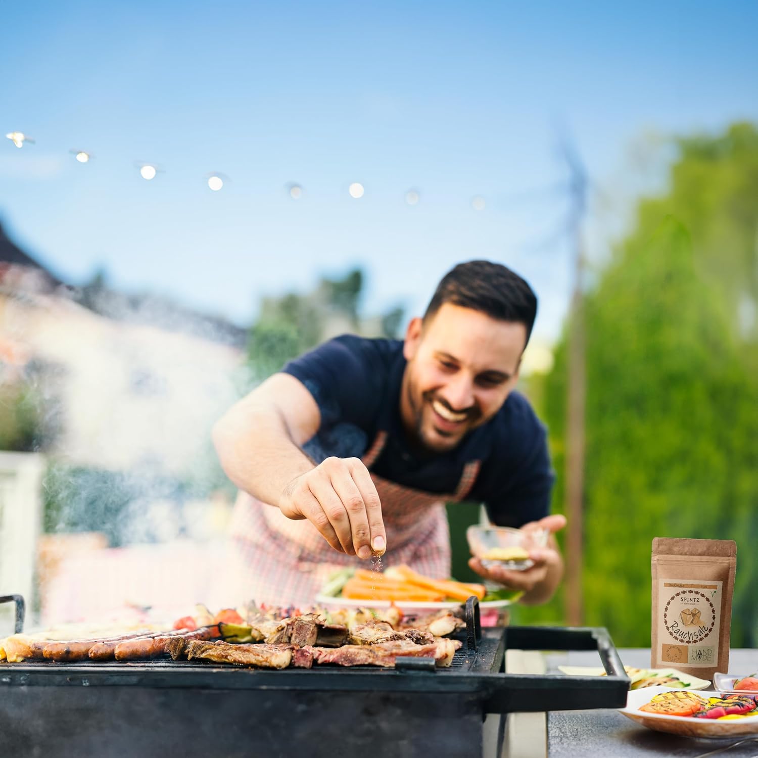 Perfekt zum Grillen – SPINTZ Bio Rauchsalz als aromatische Alternative zu klassischem Salz