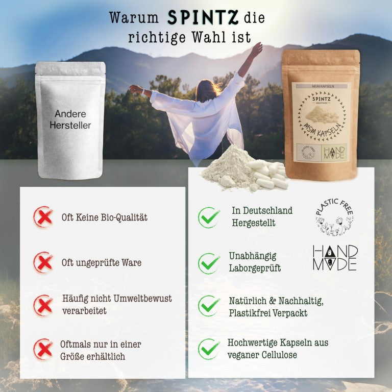 SPINTZ MSM Kapseln hochdosiert