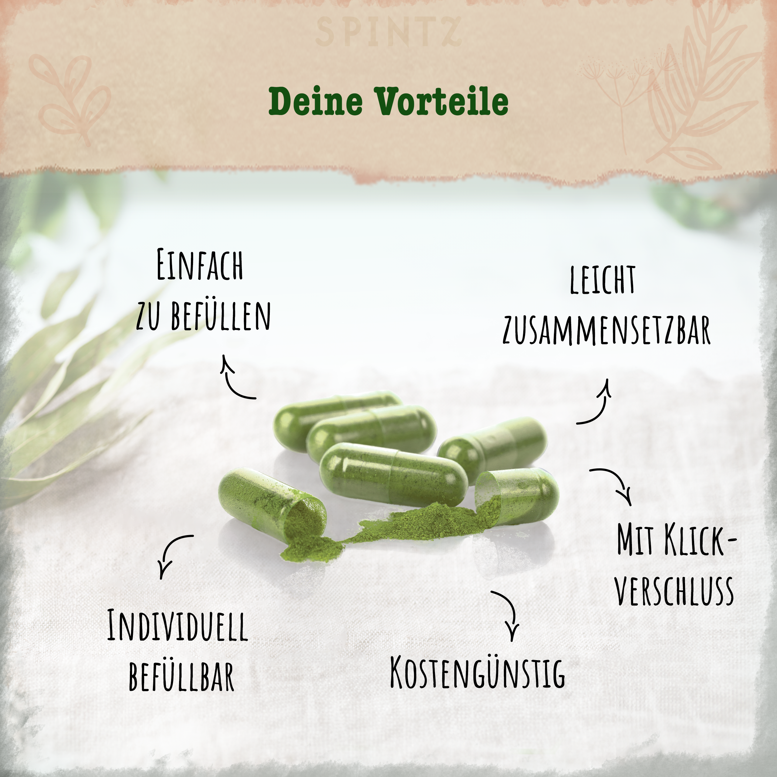 SPINTZ Leerkapseln Größe 0